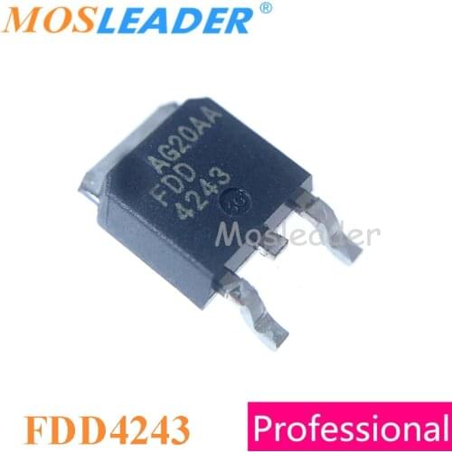 FDD4243 TO252 100PCS DPAK 4243 40V 6.7A P-Channel High quality