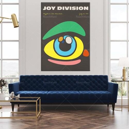 Joy Division -Ian Curtis-Music Poster-Gig-Band-Art Print Home Minimalism Bedroom Decoration Canvas Painting Unique Gift