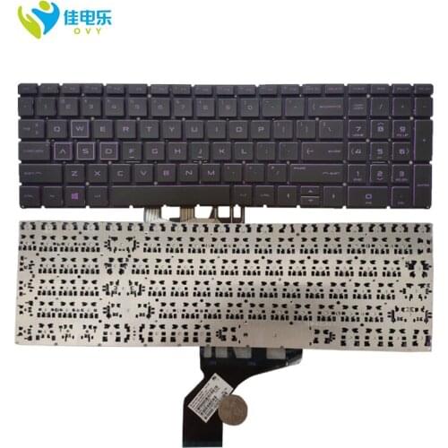 OVY US laptop keyboard for HP for Pavilion 15-DA 15-DB 15-DX TPN-C136 TPN-C135 15-DA0033WM 15-DR 250 255 G7