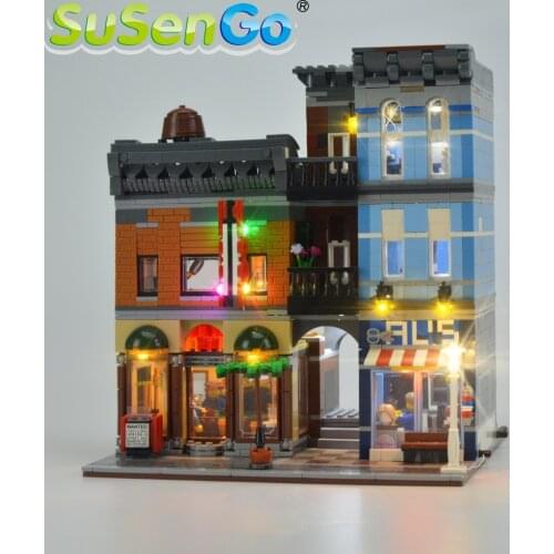 SuSenGo LED Light Kit For 10246 Expert Detectives Office Compatible With 15011 30008