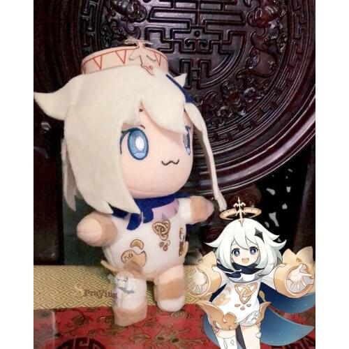 Cosplay Genshin Impact Paimon Anime Game Plushies Cute Soft Plush Doll Kawaii Anime Cosplay Props Mascot Xmas Birthday Gift