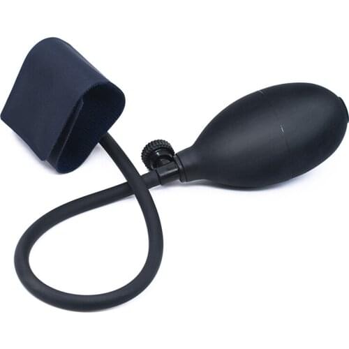 Inflatable Cock Ring Penis Pump For Erection Sex Toys Air-Filled Scrotum Sleeve Testicle Rings Erotic Goods Male Masturbation