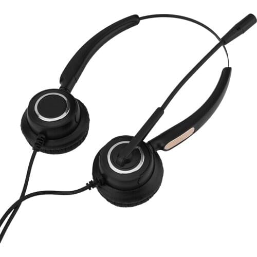 Professional Call Center USB Headset With Microphone 180° Rotable Mute Function Noise Cancelling Hi-Fi Sound USB Headphone