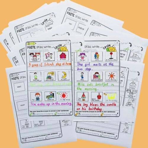 Educational Toys Children Learn English Reading Comprehension Story Educational Toys Montessori Learning English Books for Kids