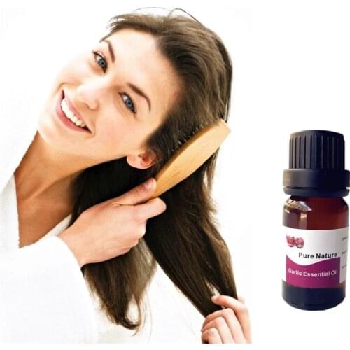 Wholesale hair growth essence oil 10ml hair loss treatment rapid grow best hair Garlic hair root care essential oil