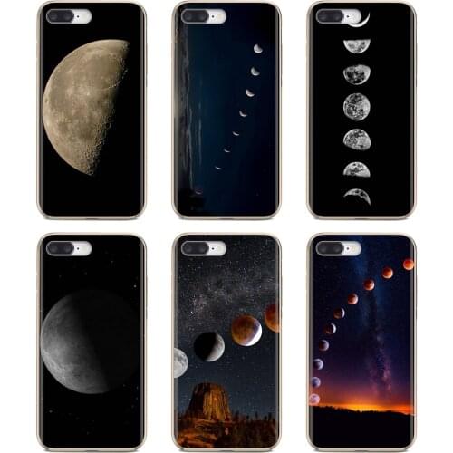 Silicone Case Housing Moon Phases Night For Samsung Galaxy A3 A5 A7 A9 A8 Star Lite A6 Plus 2018 2015 2016 2017