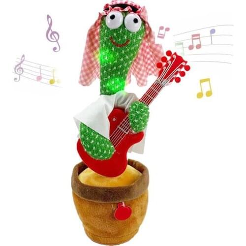 Dancing Cactus Plush Toys Multifunctional Electronic Singing And Dancing Cactus Stuffed Toy Home Ornament Desk Accessories