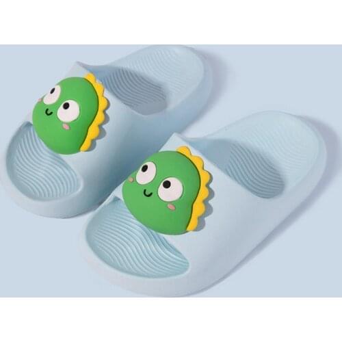 TELOTUNY slippers Children Boys Girls Drag Bathroom Kids Shoes Cute Cartoon animal Soft Sole Non-Slip Summer Children Sandals