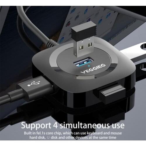 1pc High Speed USB 3.0 HUB Multi USB Splitter 4 Ports Expander Adapter Multiple USB Expander Computer Accessories For Laptop PC