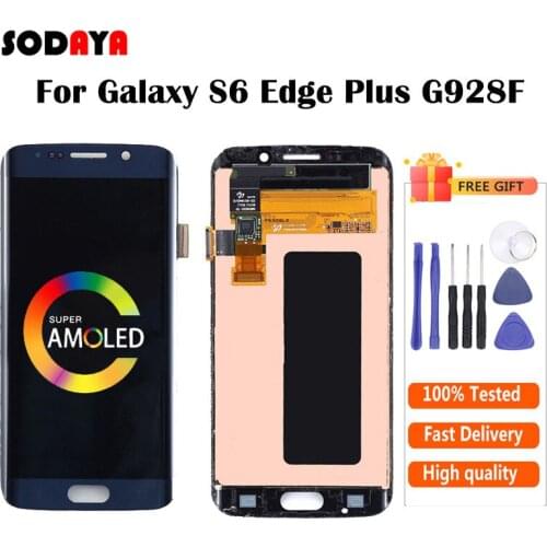 AMOLED For Samsung Galaxy S6 Edge Plus G928 G928F LCD Display With Touch Screen Digitizer Assembly Free Shipping