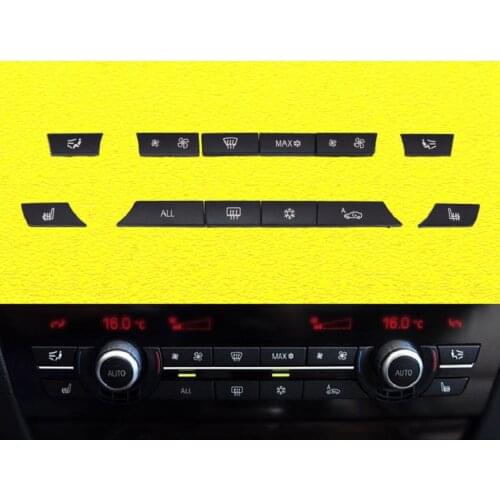 Car Heater Climate Control wind Volume air conditioning Switch Fan Button Cap Cover Replacement for BMW F10 F11 F02 F06 F07 F18