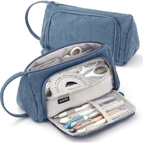 Large Capacity Pencil Case Kawaii Pen Case School Supplies Stationery Pencils Bags Box Cute Pencil Cases Students Pencil Pouch