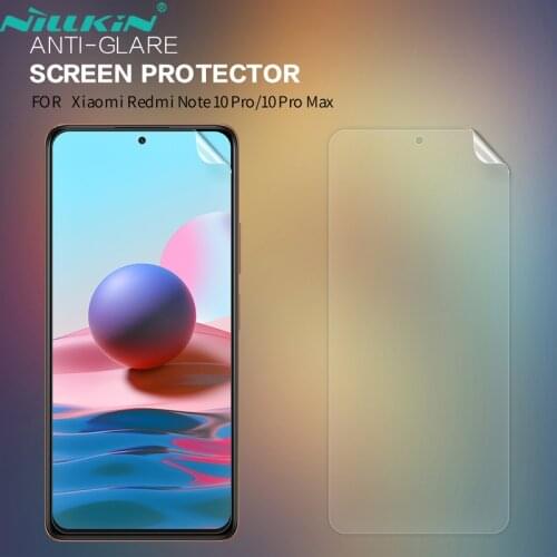 For Redmi Note 10 Pro Max Nillkin Clear / Matte Soft Plastic Film Screen Protector for Xiaomi Redmi Note10 4G 5G