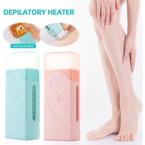 Electric Wax Heater Hair Removal Machine Professional Epilator Cartridge Roll on Depilatory Heater Use for Women Skin Care