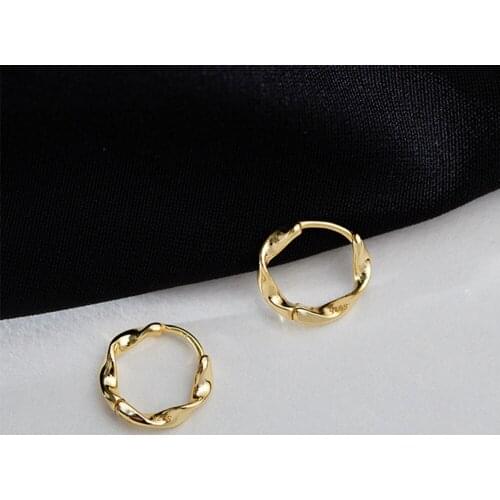 Han Edition Twisted Lines Earrings Sell Like Hot Cakes Contracted And Delicate Temperament Hot Sexy Woman Jewelry Gifts