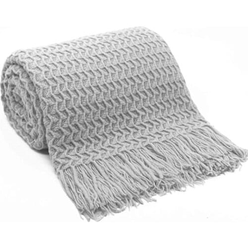 Inya big knitted throw blanket Throw Bedspread Sofa Chair Bed Cover For Spring Summer Autumn winter