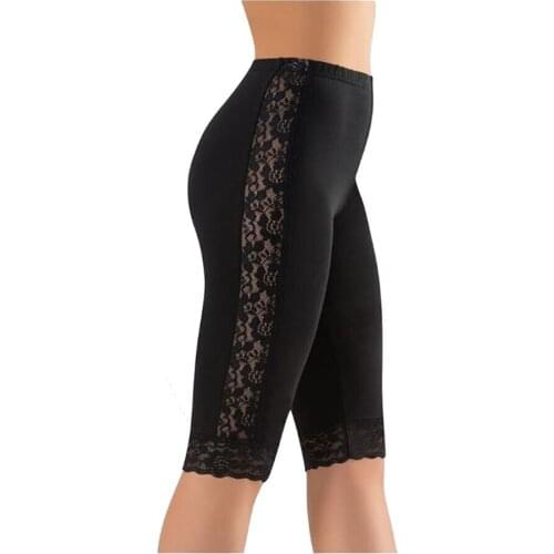 COMBED ELASTAN LACE DETAILED SHORT TIGHTS 93% Cotton 7% Elastane