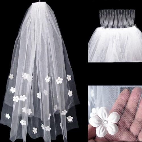 LAURAVAN Wedding Short Veils