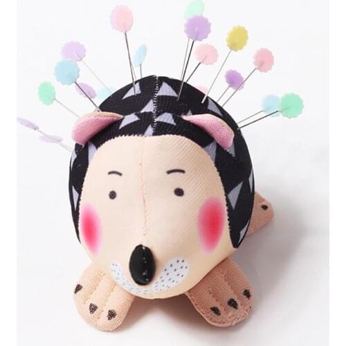Cute Convenient Practical Durable Stylish Simple Safe Hedgehog Sewing Needle Cushion Pin Holder Anti-Loss Needlework DIY Tool