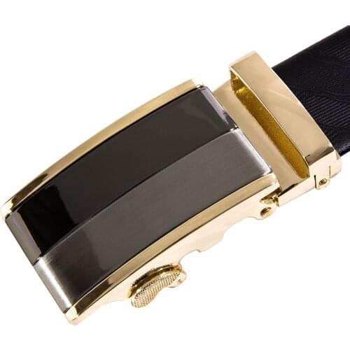 PK-2078 Barry.Wang High QualityMens' Belts High Quality Luxury Cow Leather 110 cm-160cm Designer Belts For Mens Wedding Business