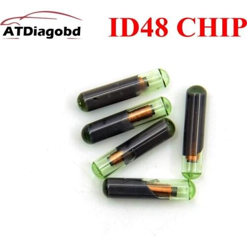 Newest version Car Key Glass Transponder ID48 ID 48 Chip T6 Unlocked Chip with best price