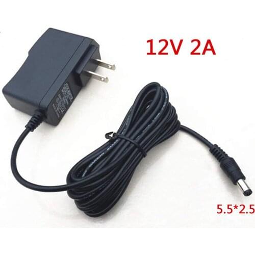 New 12V 2A 5.5*2.5 Mains AC Adaptor Replacement For Power Supply for X Rocker Gaming Chair 12 Volt Charger Supply Cord