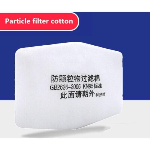 20 filter industrial dust masks, antifouling masks, construction safety rubber dust masks Replaceable paint polished