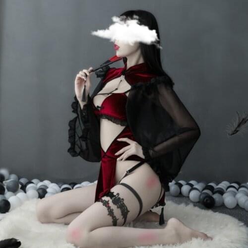 Sexy Costume Halloween Performance for Party Halloween Girls Witch Vampire Cosplay Costume Anime Panties Cow Cosplay