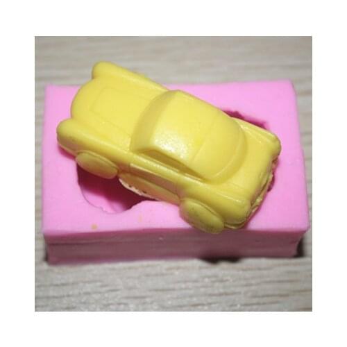 Silicone soap mold car shape handmade soap clay mould fondant cake chocolate decoration mold