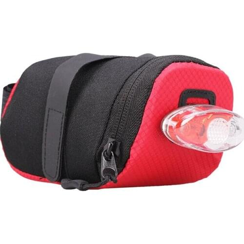 Cycling Tail Rear Saddle Storage Bag Riding Bag Nylon Bicycle Bags Waterproof Mountain Bike Seat Pouch Outdoor Bike Equipment