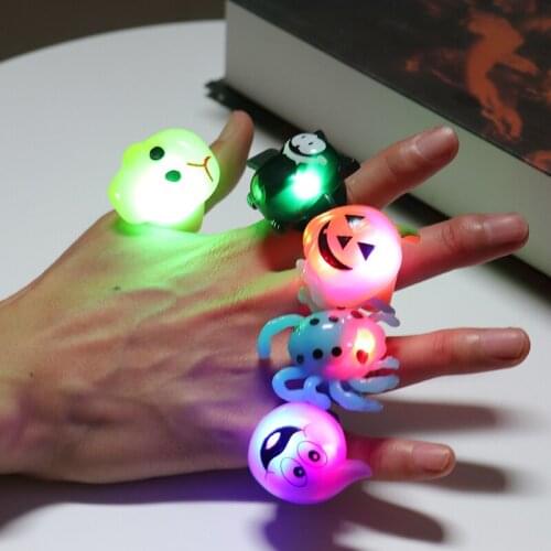 1/5pcs Luminous Rings Stars Shine In The Dark Childrens Toys Flash LED Cartoon Lights Glow In The Dark Toys For Kids Toys E