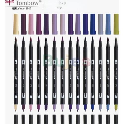 TOMBOW ABT Warm Color Series, Color Doul Tip Watercolor Brush, Soft Head Brush, for Kids, Drawing Gel Pen Art Supplies