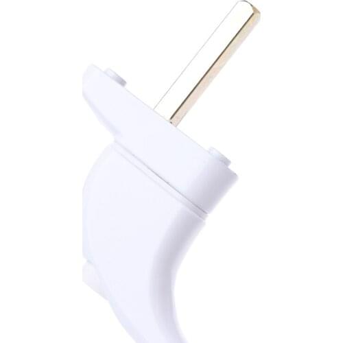 UPVC White Universal Espag Window Handle - Key Locking For Double Glazing LS'D Tool