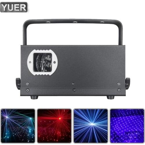 2021 Waterproof Starry Sky Pattern RGB Laser Light DMX512 Stage Effect Projector For DJ Disco Dance Floor Party Bar Nightclub