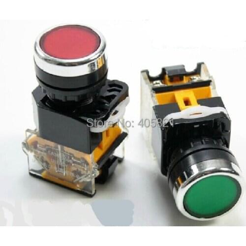 22mm 1NO+1NC Momentary Push button switch without lamp inside