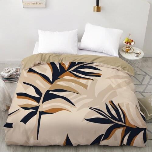3D Duvet cover Quilt/Blanket/Comfortable Case Luxury Bedding 135 140x200 150x220 220x240 200x220 for Home Bohemian leaf
