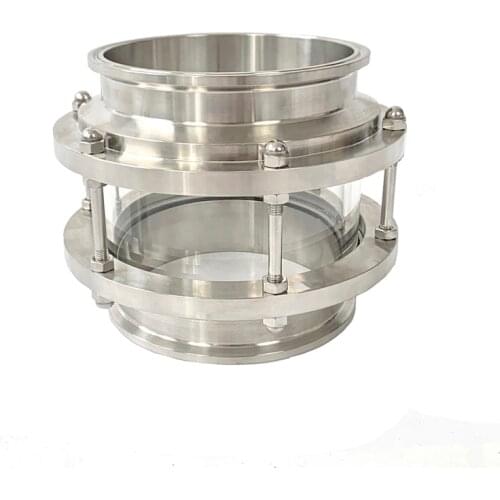 Clamp 6" (154mm) Flange OD167mm Short Sight Tower , Sight glass