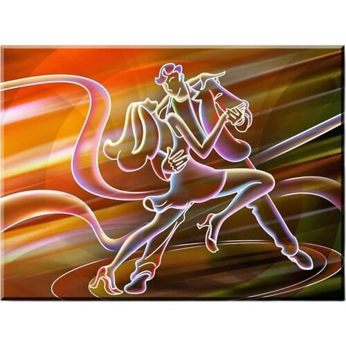 Abstract Lover Tango Diy 5d Diamond Painting Full Square Round Drill Diamond Embroidery Couple dancing Handicraft Puzzle A2260