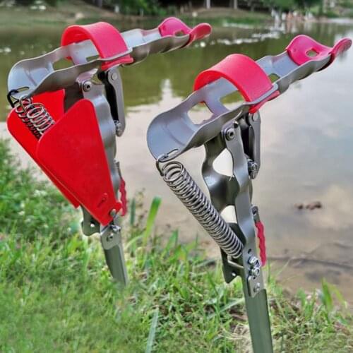 Double Spring Automatic Fishing Bracket, Durable Stainless Steel Danger Shield, Universal Fishing Rod, Foldable Fishing Gear