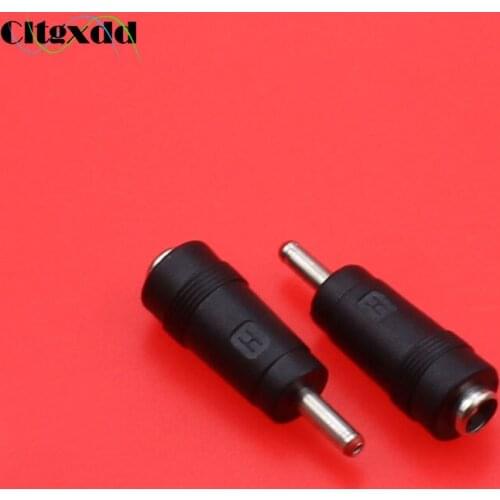 Cltgxdd DC jack 5.5*2.1 mm female to 3.5*1.3 mm male Converter Adapter Socket interface Connector for CCTV Camera LED