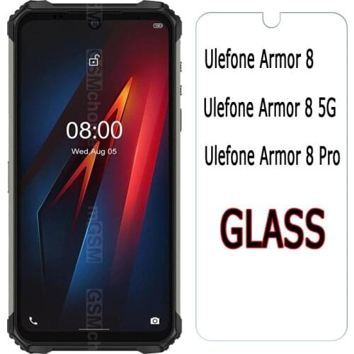 For Ulefone Armor 8 Pro Glass Front Screen Protector Film On Ulefone Armor8 5G HD Tempered Glass Phone Protective Cover