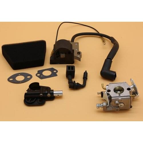 Carburetor Ignition Coil Oil Pump Kit Fit For Partner 350 351 370 371 390 420 Mcculloch Mac 335 435 436 440 441 Chainsaw Parts