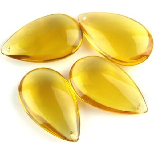 Classical Crystal Water Drop 38mm/50mm Topaz For Earrings And Chokers Necklaces And Lighting Pendant For Chandeliers