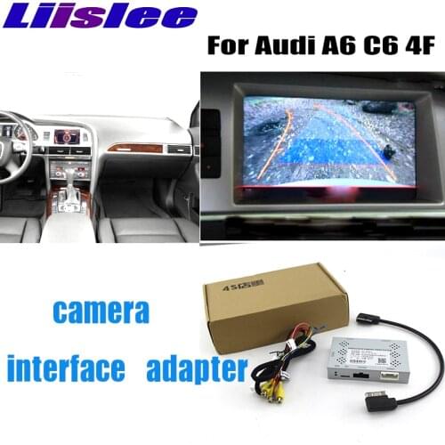 Liandlee Parking Camera Interface Reverse Back Up Camera Kits For Audi A6 C6 4F MMI Display Upgrade