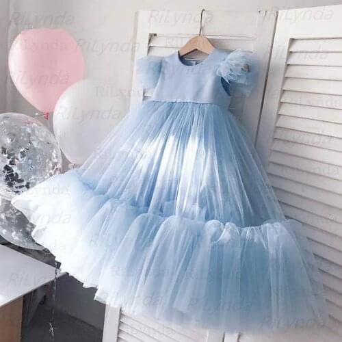 Summer Girls Dress Long Bridesmaid Kids Dresses For Girls Children Princess Dress Party Wedding Dress 3 10 12 Years Vestido