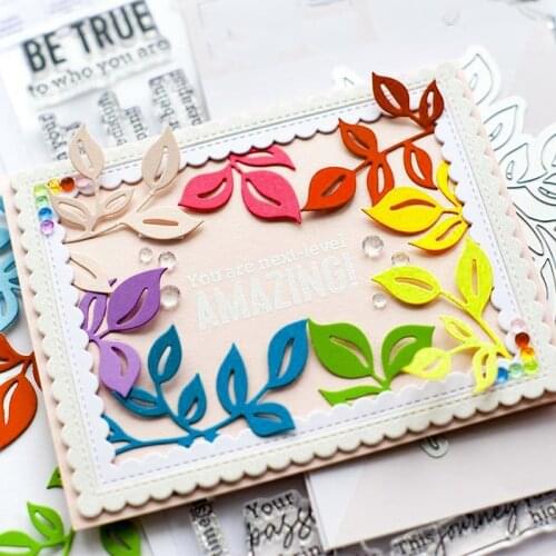 Panalisacraft Flower leaves diecut Metal Cutting Dies for DIY Scrapbooking/Card Making/Kids Fun Decoration Supplies