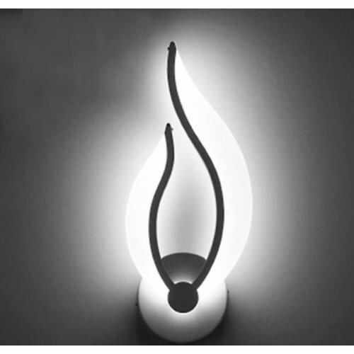 Nordic Led Wall Lamp Mirror Stickers Apply Wall Minimalist Decor Dressing Table for Bedroom Staircase Home Indoor Lighting Fancy