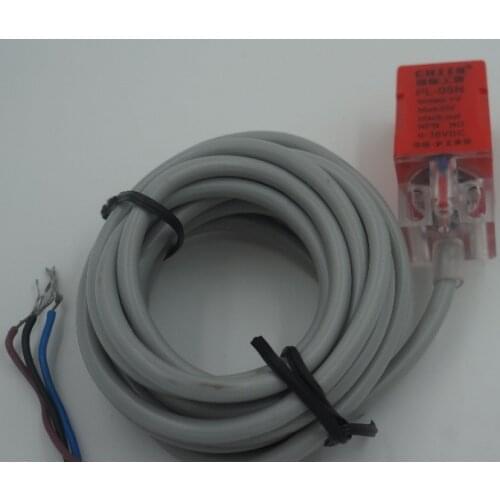 Normally Open NO NPN DC 3 wires 5mm Square Approach Sensor Inductive Proximity Switch 6-36VDC PL-05N