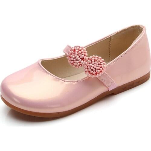 2019 Autumn NEW childrens leather shoes Girl Princess Shoes Spring Autumn elegant student Dance Wedding Party Shoes