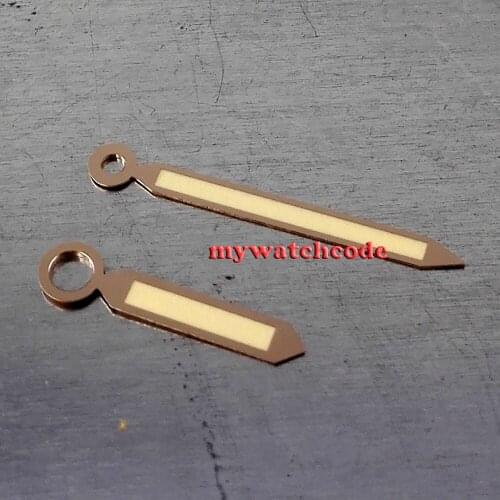 Parnis orange watch hands for 45mm 47mm case untas 6497 6498 movment 19